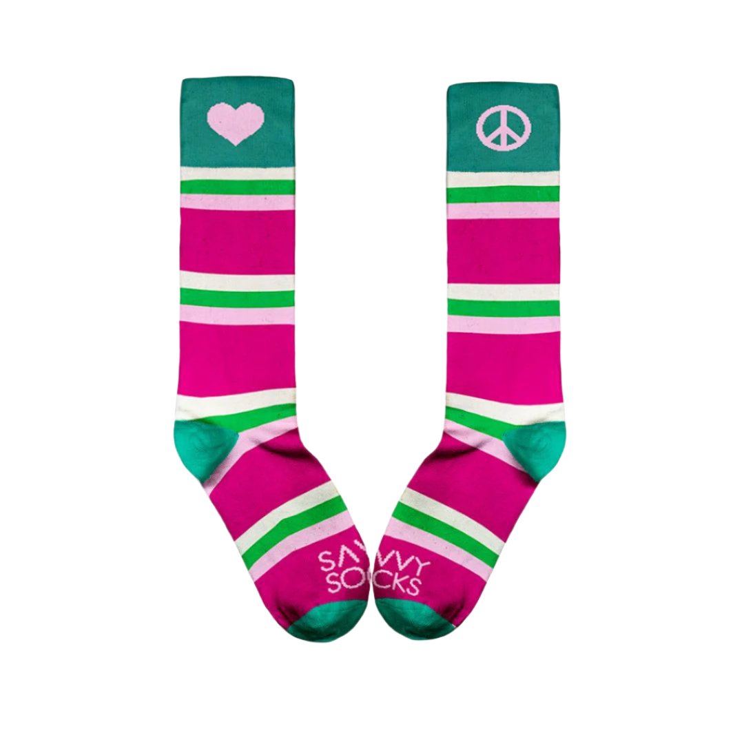 Peace & Love Crew Sock - Limited Edition