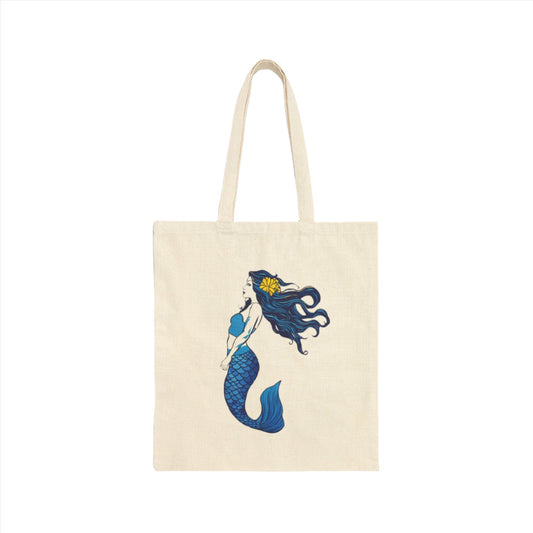 Cotton Canvas Tote- Ariel DS Awareness