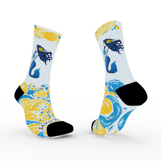 Ariel's Down Syndrome Awareness - Crew Socks